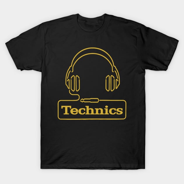 Technics Audio Gold T-Shirt by Titibumi